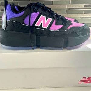Jaden Smith’s Sunset Cjaser Sneakers in Black Pink and Purple
